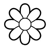 Flores para Colorir simples ...