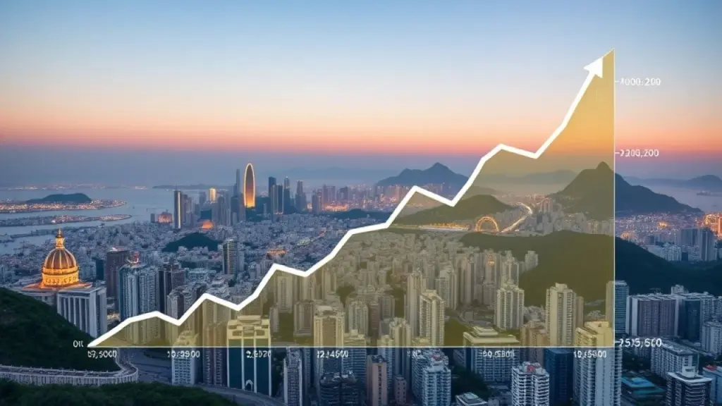 Gráfico mostrando crescimento do brand awareness no Brasil