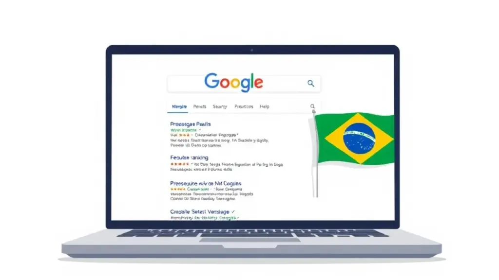 Site no topo dos resultados de busca do Google no Brasil