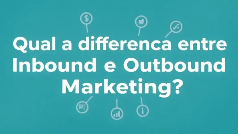 Professional photography related to Qual a diferença entre Inbound e Outbound Marketing Entenda de uma vez por todas a di...