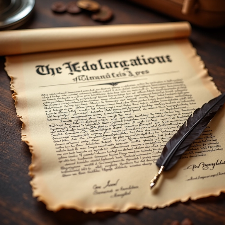 A Declaração dos Direitos do Homem e do Cidadão.