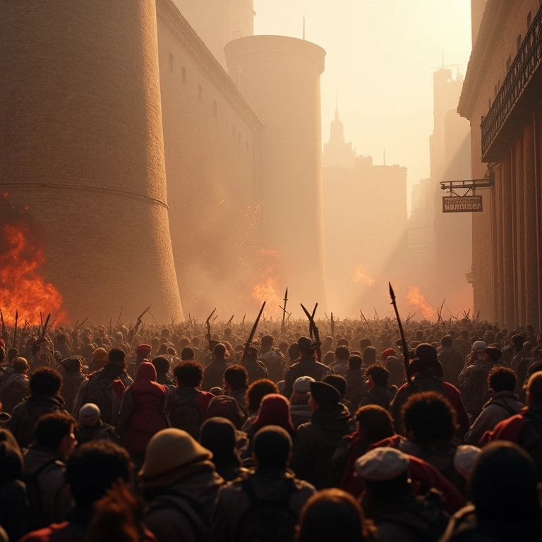 A Queda da Bastilha em 14 de julho de 1789.