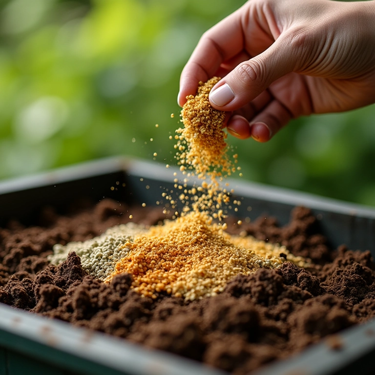 Acelerando o processo de compostagem com ativador.
