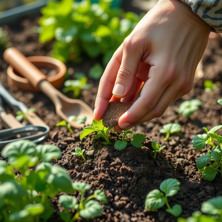 Adubação orgânica para plantas fortes e saudáveis em apartamento.