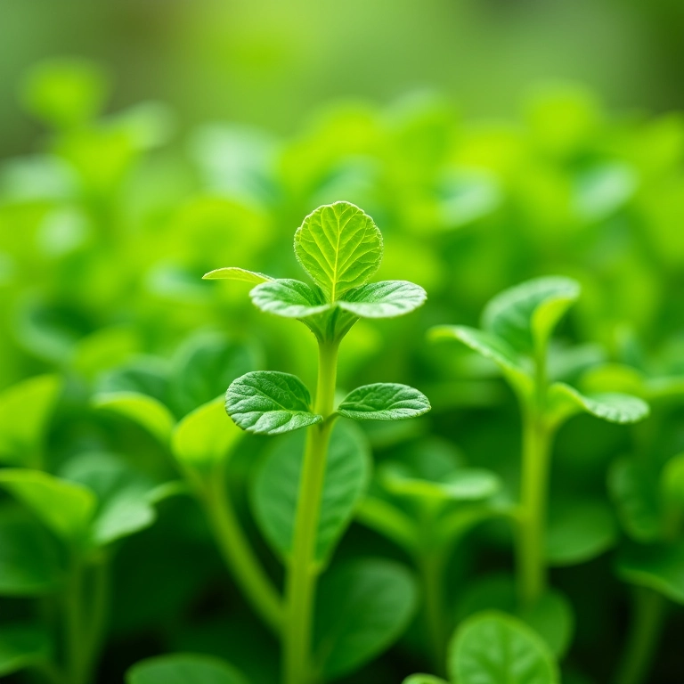 Agriãozinho-de-Jardim crescendo em um jardim.