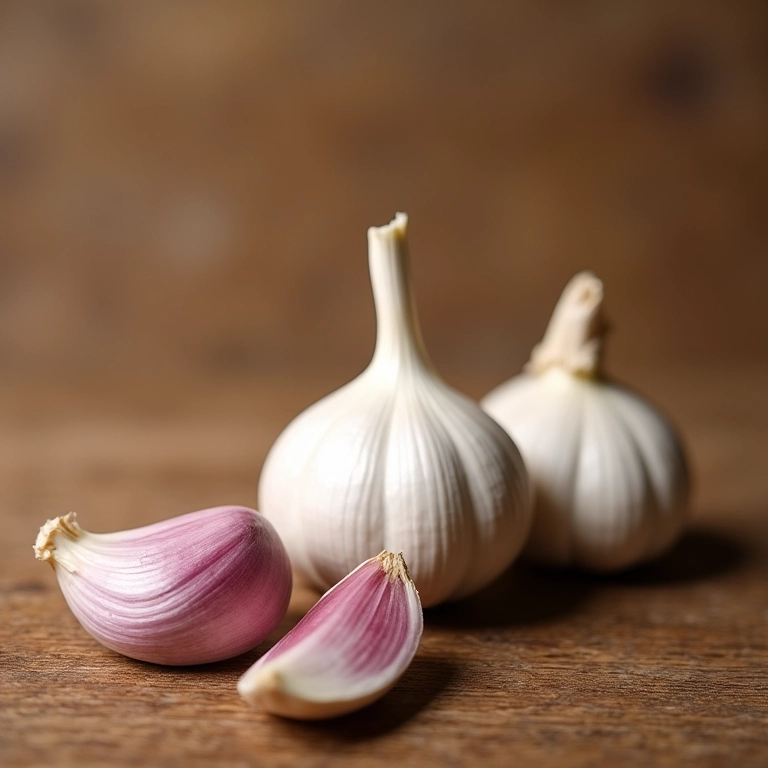 Alho opcional para o molho de iogurte.