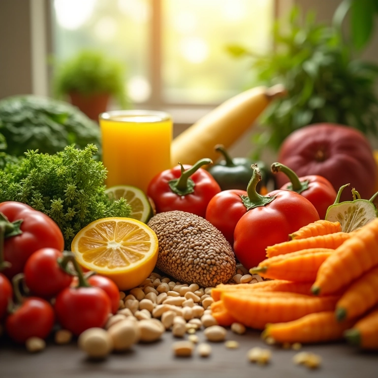 Alimentação saudável e natural, chave para uma vida longa e vibrante.