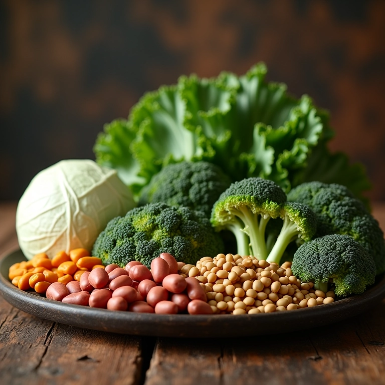 Alimentos que causam gases: feijão, repolho, brócolis.