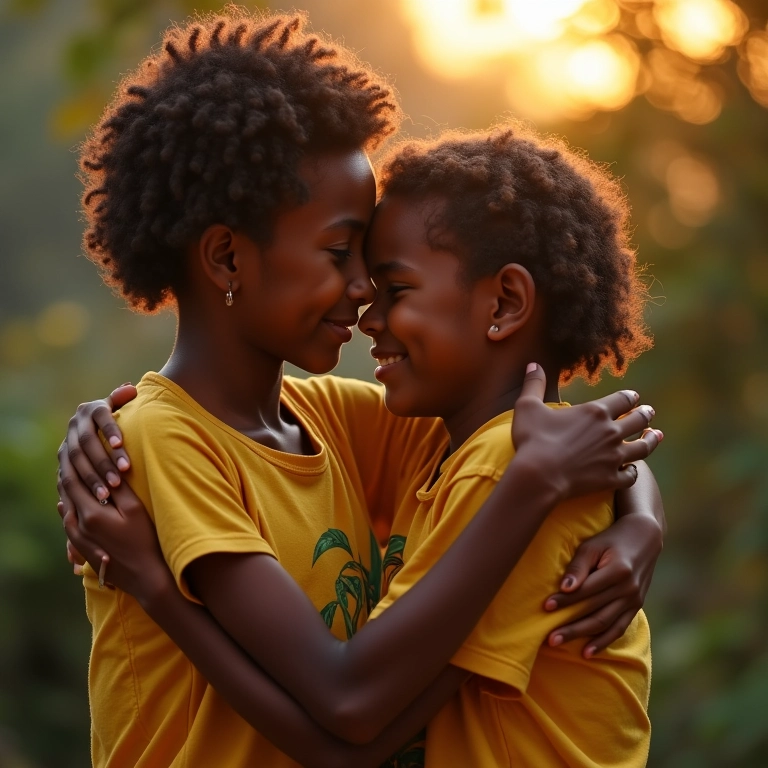 Amigos brasileiros oferecendo apoio e compreensão em relação à identidade de gênero.
