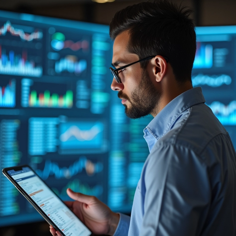 Analista de marketing definindo público-alvo.