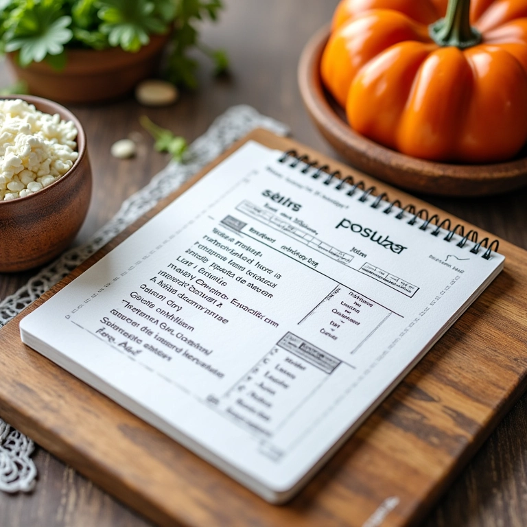 Anotações com cálculos de preços de produtos.