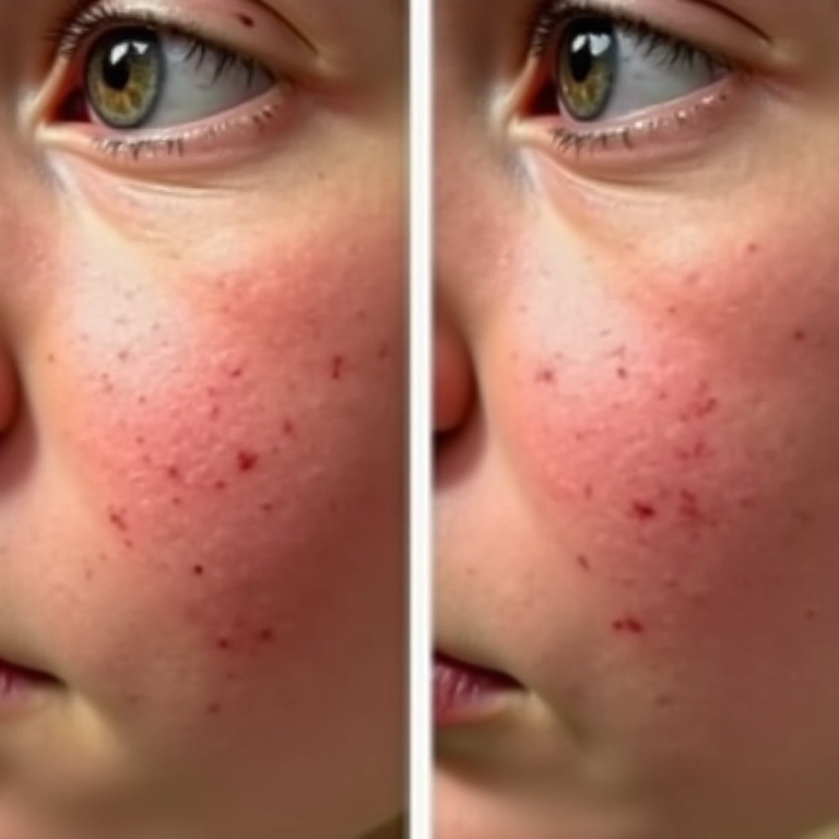 Antes e depois do tratamento de cicatrizes hipertróficas e queloides.