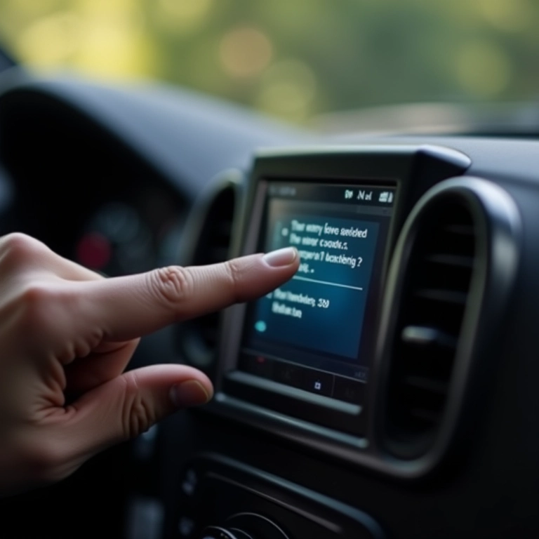 Apagando os códigos de erro com cuidado em um scanner.