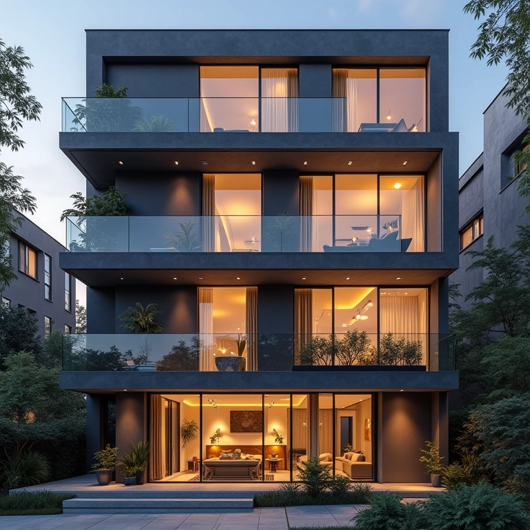 Apartamentos modernos com conforto e segurança, retrofit de fachada.