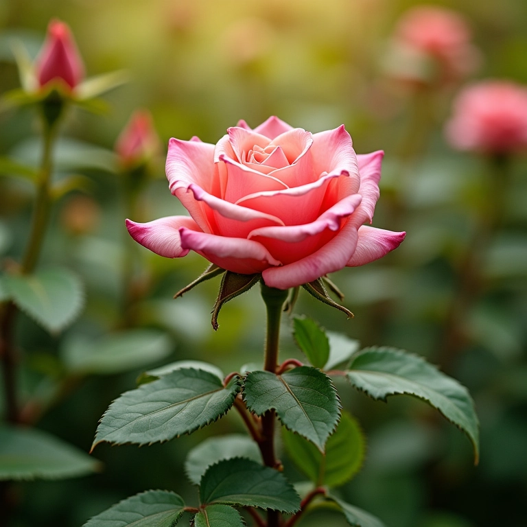 Aplicação da solução caseira em roseira infestada por pulgões.