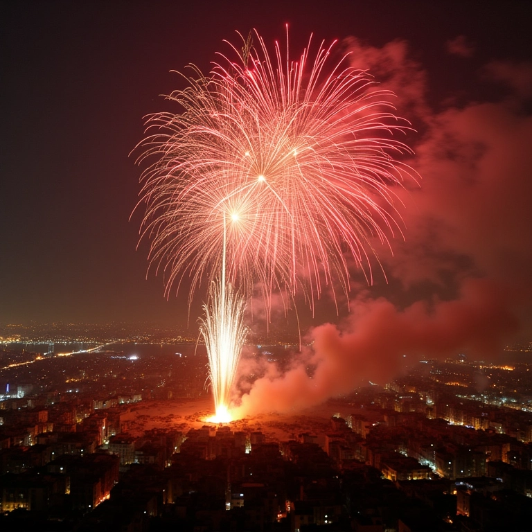 Aplicações diversas da pólvora.