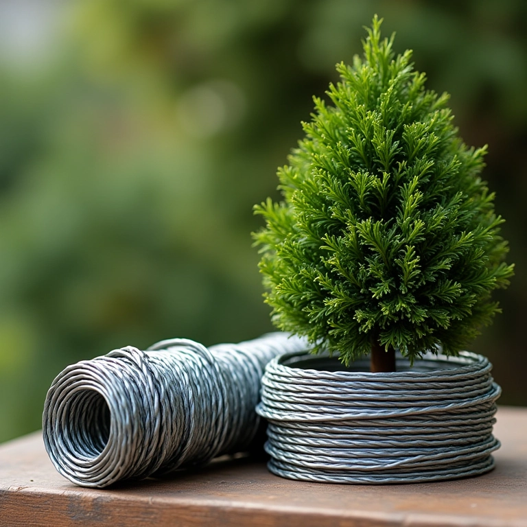 Arame galvanizado da Gerdau usado na topiaria.