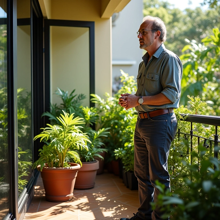 Arquiteta dando dicas de design para horta em apartamento.