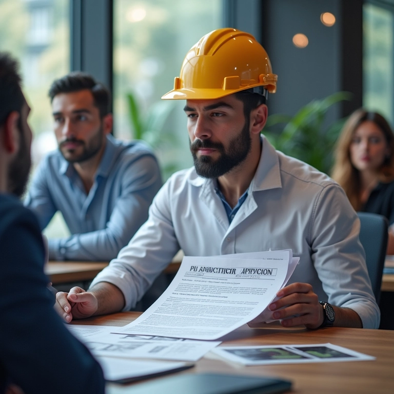 Arquiteto solicitando licenças para retrofit de fachada.