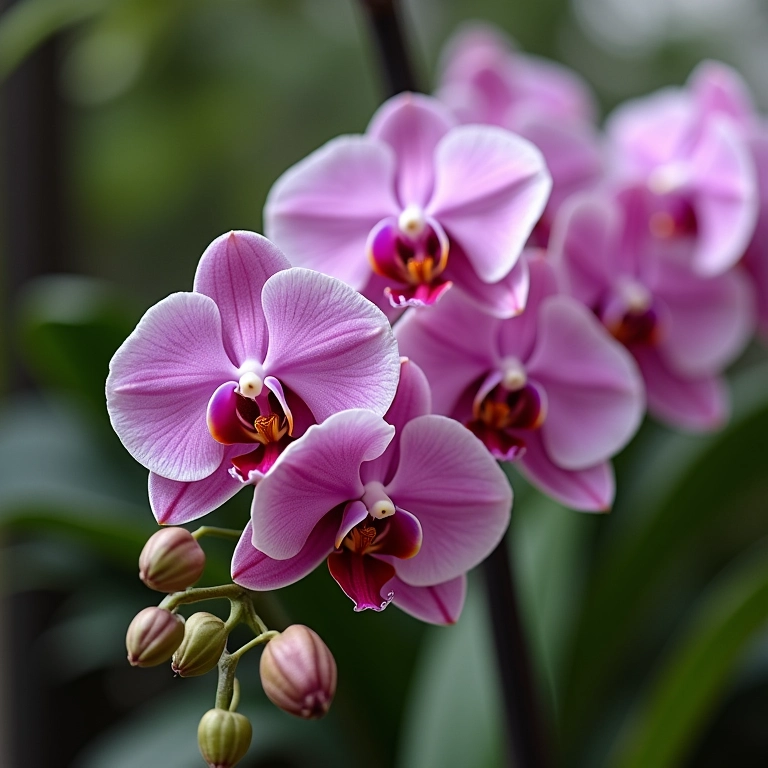 Arranjo de orquídeas para funeral, simbolizando beleza e elegância.