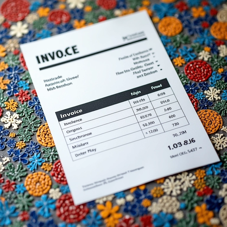 Artesão emitindo nota fiscal.