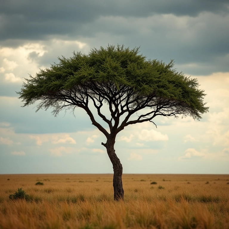 Árvore resistente em meio a ventania, representando estratégias anti-manada.
