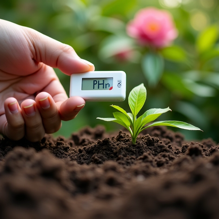 Atenção ao pH do solo para o cultivo de camélias.