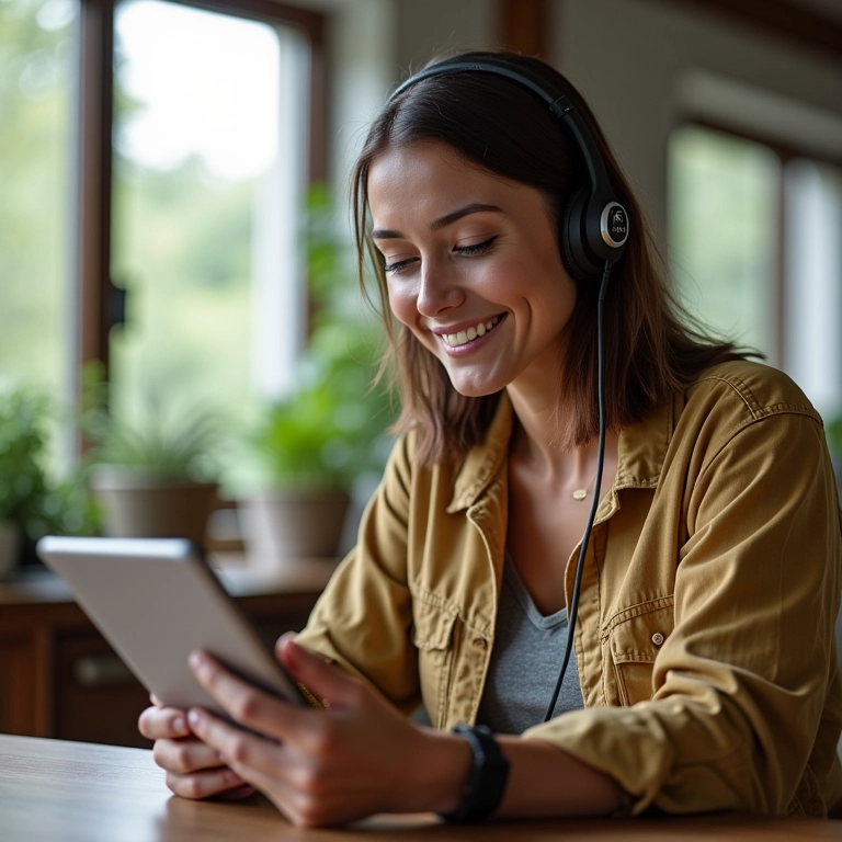 Atendente disponível em múltiplos canais de comunicação.
