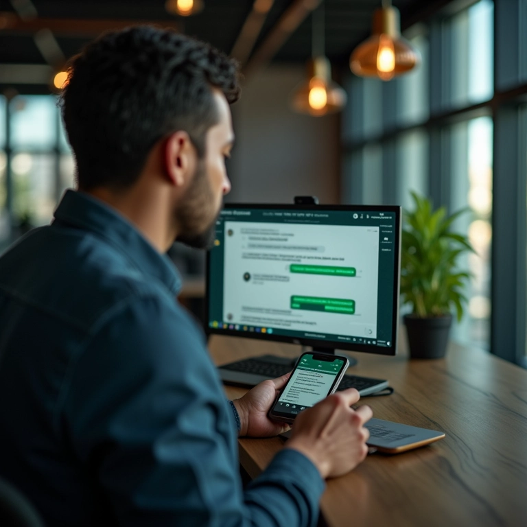 Automatização do atendimento ao cliente no WhatsApp Business.