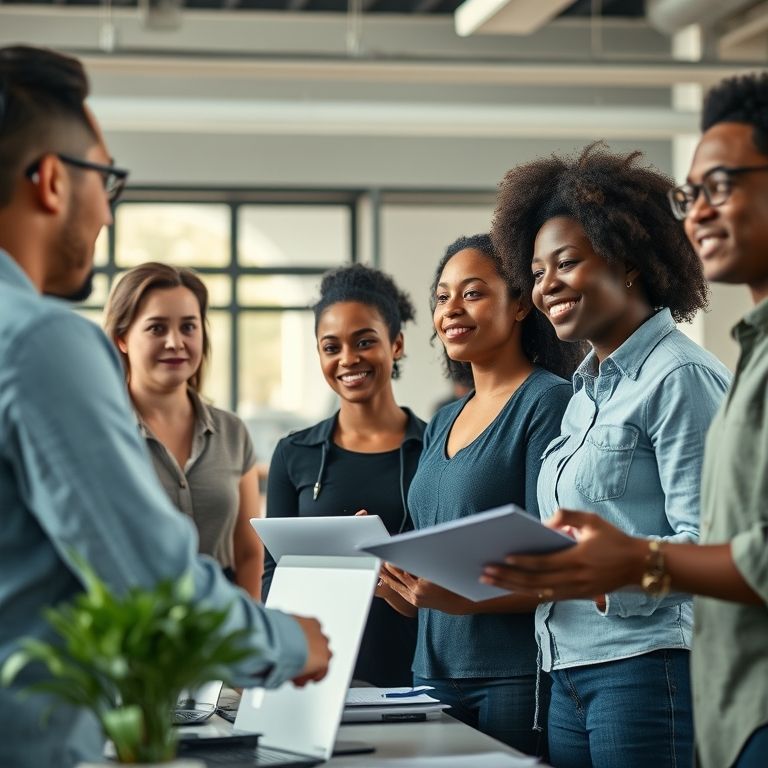 Autonomia e empoderamento da equipe. Espaço colaborativo, iniciativa.