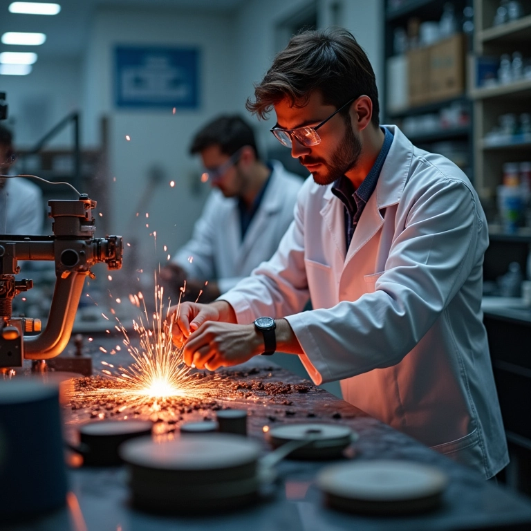 Avanços científicos impulsionados pela pólvora.