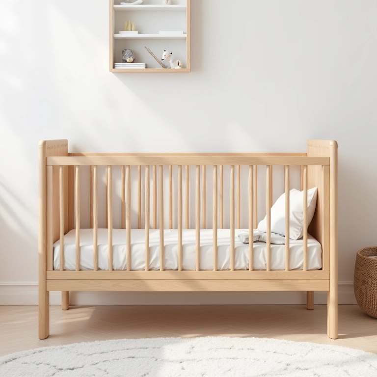 Berço Multifuncional da Sleeper Baby no quarto do bebê.