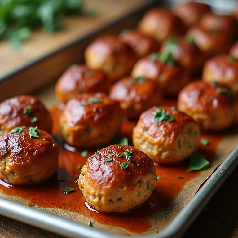 Bolinhos de carne assados, uma opção mais saudável.