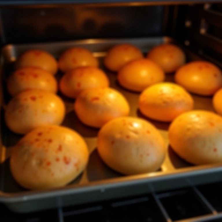 Bolinhos de chuva assados no forno.