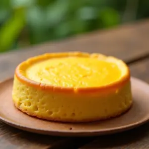 Bolo de fubá cremoso com queijo, receita tradicional brasileira com sabor de roça.