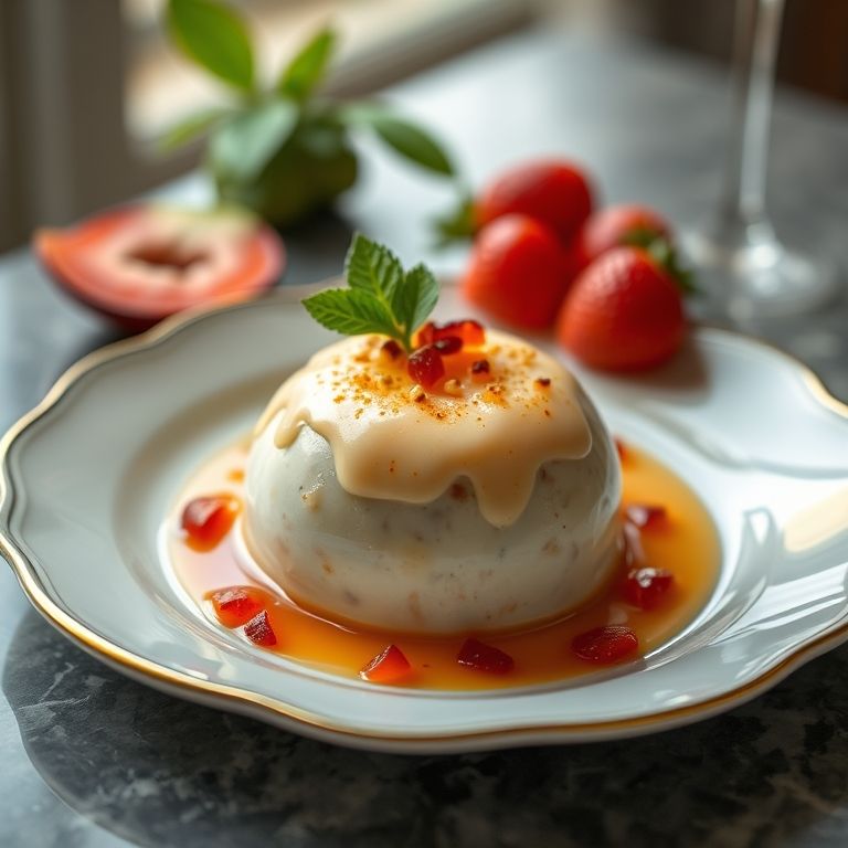 Bombom de leite condensado com morango, uma combinação perfeita de sabores.