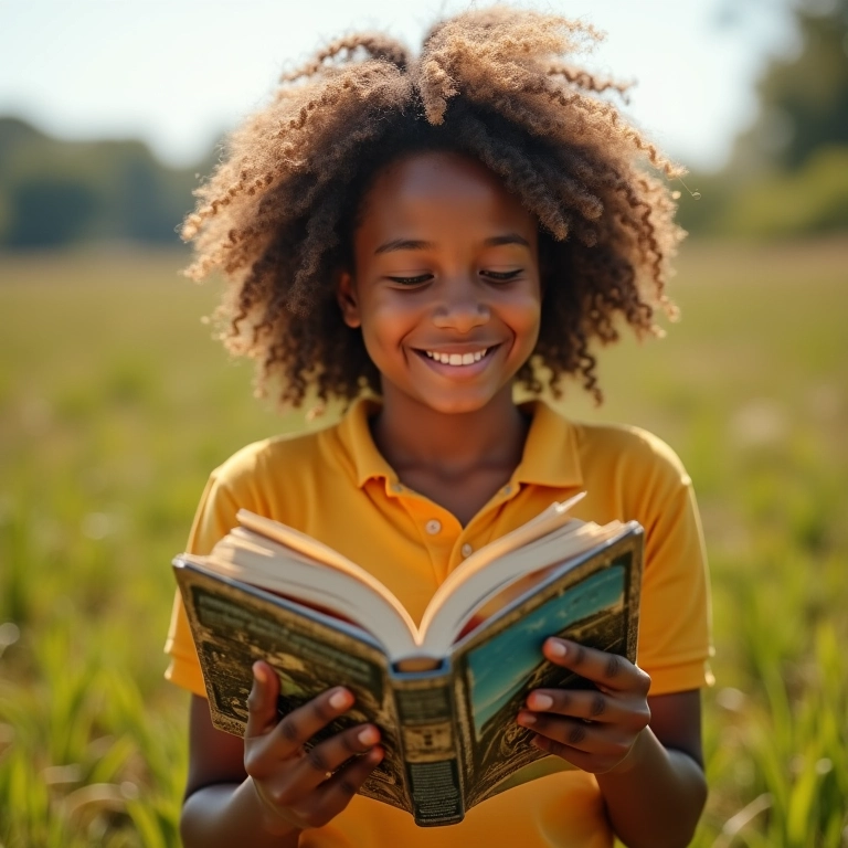 Brasileiro lendo um livro sobre identidade de gênero, buscando mais informações.