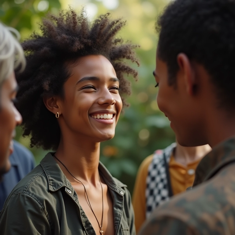 Brasileiro se apresentando com seus pronomes preferidos, incentivando o uso correto.