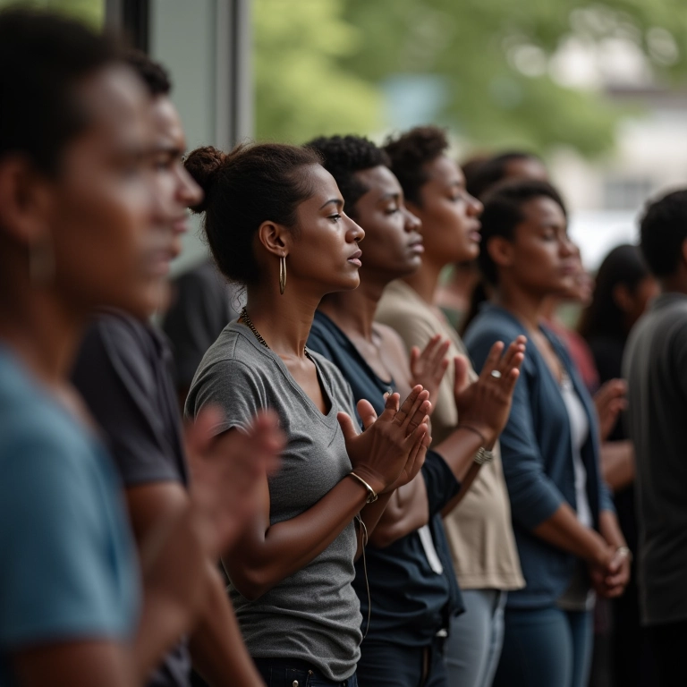 Brasileiros recebendo notificações para o júri.