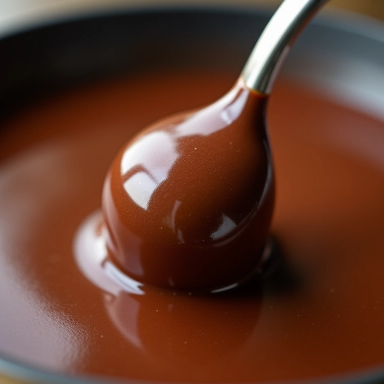 Brigadeiro no ponto perfeito na panela.