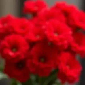 Buquê de cravos vermelhos vibrantes expressando amor e admiração.