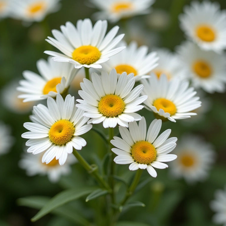 Buquê de margaridas para memorial, simbolizando inocência e lealdade.