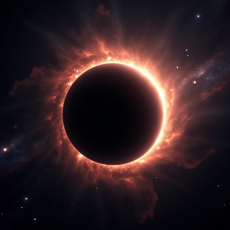 Buraco negro supermassivo no centro de uma galáxia.