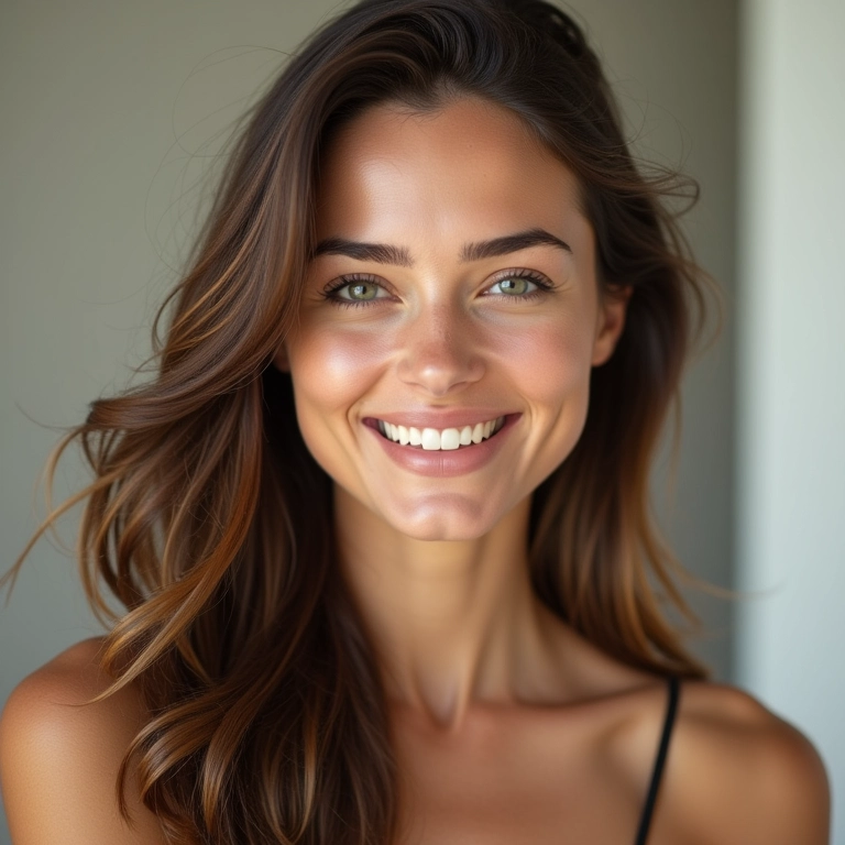 Cabelos brilhantes e saudáveis após o uso de shampoo sólido.