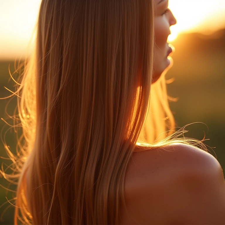 Cabelos saudáveis e brilhantes, resultado de cuidados e tratamentos.