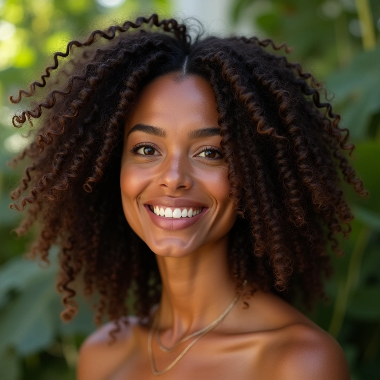 Cachos definidos após Botox Capilar Orgânico