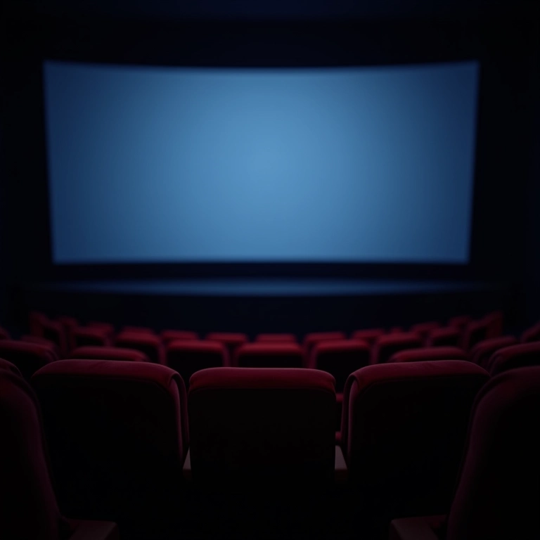 Cadeira de cinema vazia enfatizando a importância de preservar a experiência.