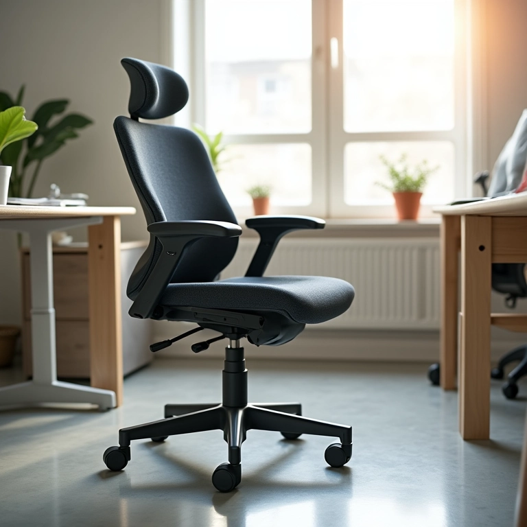 Cadeira ergonômica para longas horas de estudo sem desconforto.