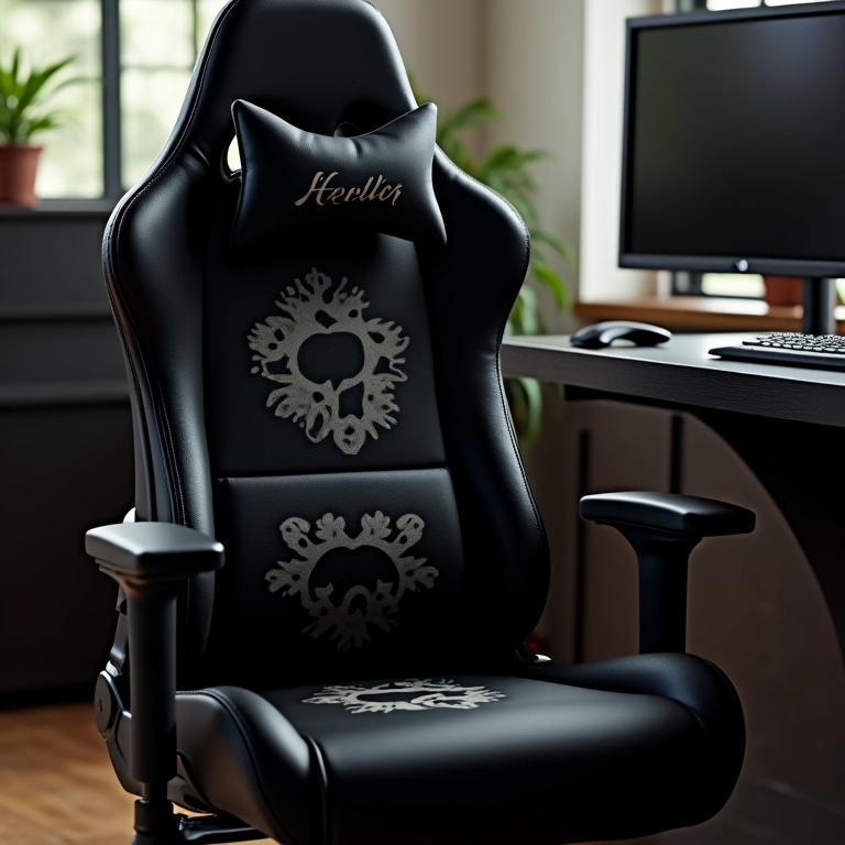 Cadeira gamer confortável com design brasileiro e recursos ergonômicos.