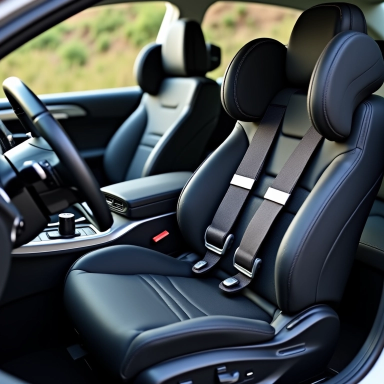 Cadeirinhas ISOFIX instaladas em diferentes modelos de carro, mostrando a compatibilidade.